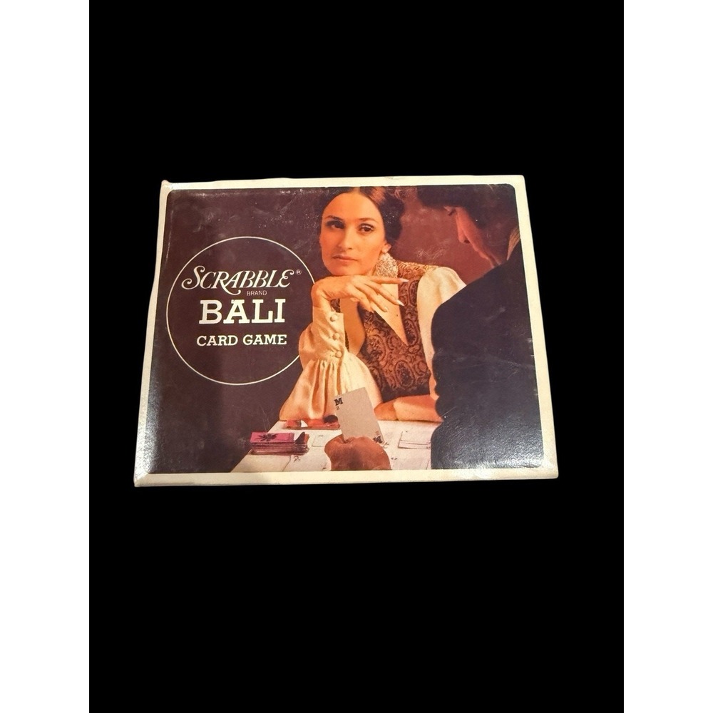 Scrabble BALI CARD GAME Complete In Box No 22 Selchow Richter Word Vintage 1972